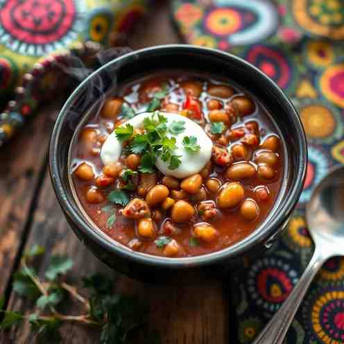 Easy Bean Stew Recipe - Healthy West African Soup for One